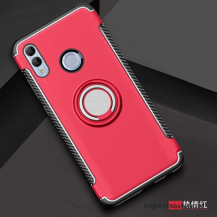 Huawei P Smart Z Coque Business Anneau Magnétisme Net Rouge De Téléphone