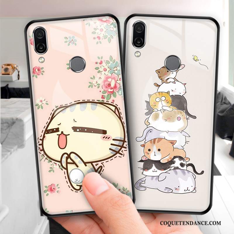 Huawei P Smart Z Coque Étui Dessin Animé Fluide Doux De Téléphone Rose