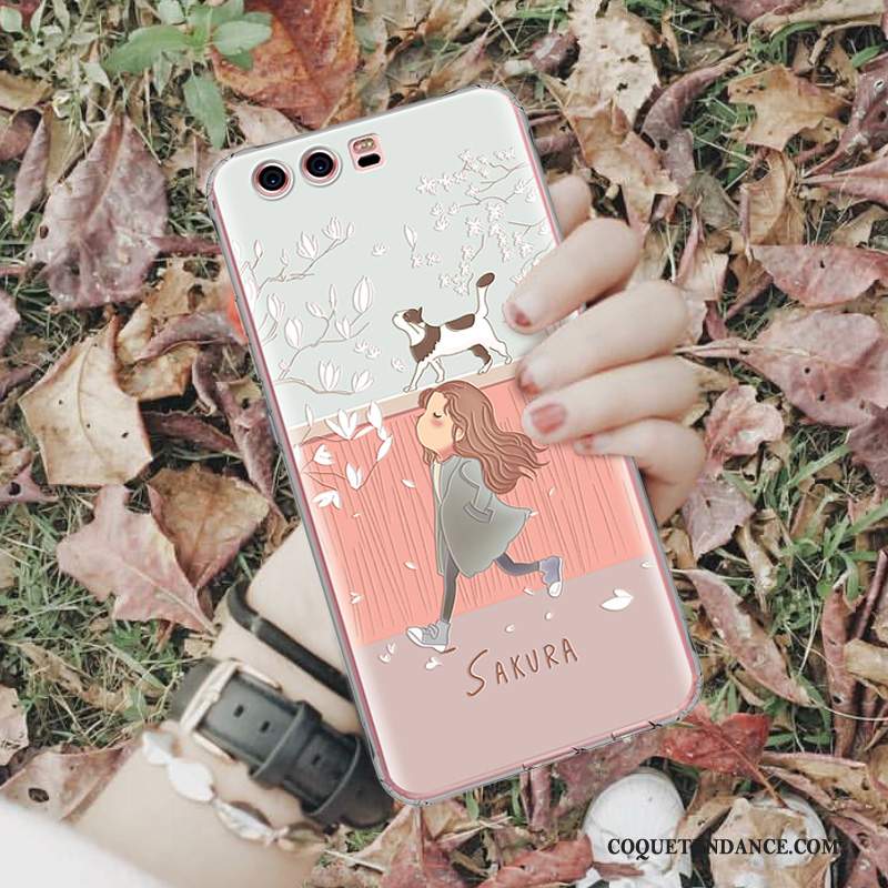 Huawei P10 Coque De Téléphone Incassable Dessin Animé Créatif Fluide Doux