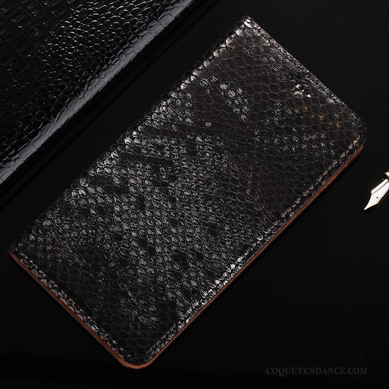 Huawei P10 Coque Housse Cuir Incassable Noir Étui