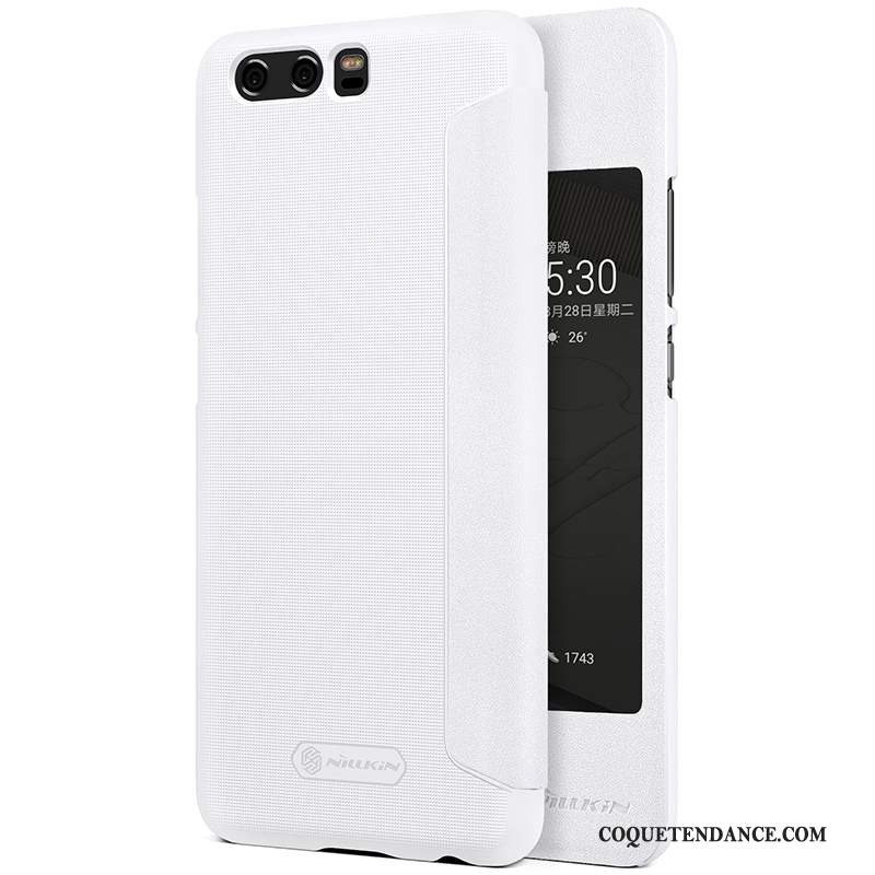 Huawei P10 Coque Incassable Housse Blanc De Téléphone Or