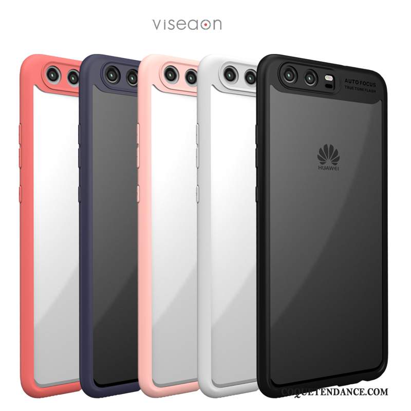 Huawei P10 Coque Protection Incassable Rouge Tendance Étui