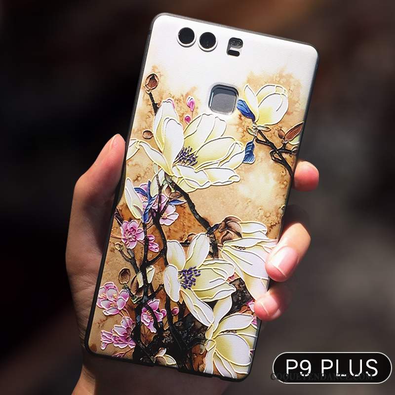 Huawei P10 Plus Coque De Téléphone Très Mince Jaune Incassable Étui