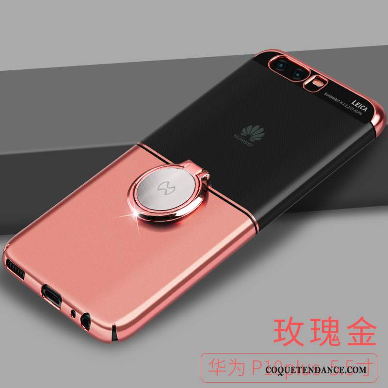 Huawei P10 Plus Coque Rose Protection De Téléphone Très Mince Anneau