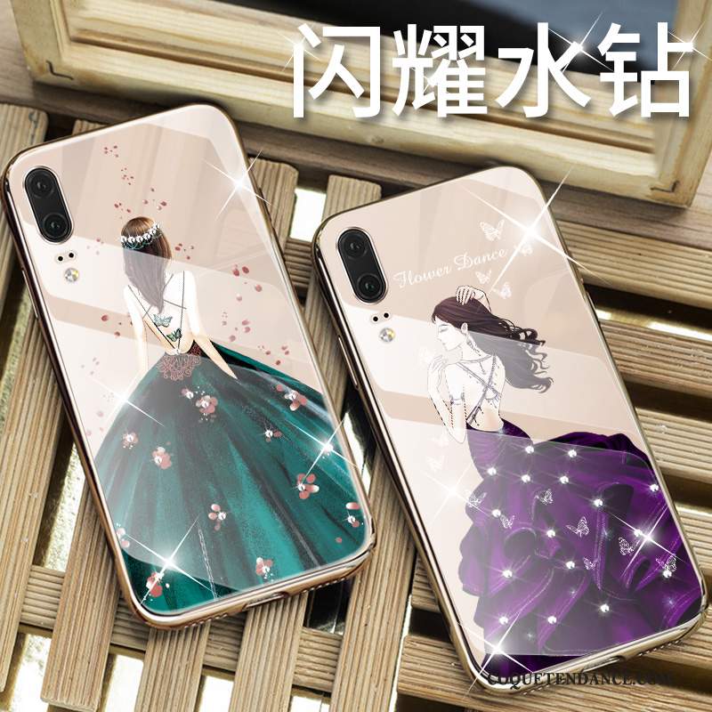 Huawei P20 Coque Créatif Étui Personnalité Luxe Fluide Doux