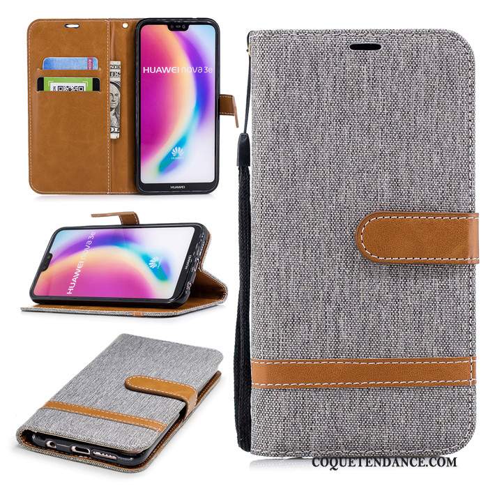 Huawei P20 Coque Incassable Étui En Cuir De Téléphone Protection Clamshell