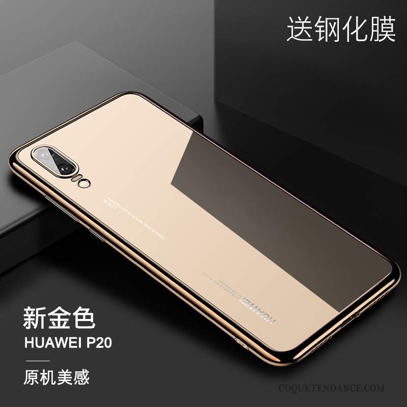 Huawei P20 Coque Verre Personnalité Protection De Téléphone Incassable