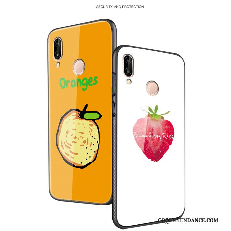 Huawei P20 Lite Coque Incassable Étui Dessin Animé Bleu De Téléphone