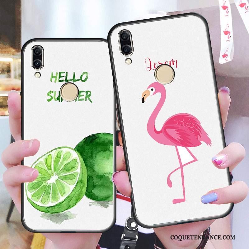 Huawei P20 Lite Coque Petit Délavé En Daim Protection Frais Vert