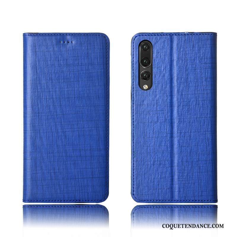 Huawei P20 Pro Coque Clamshell Étui Cuir Véritable Nouveau