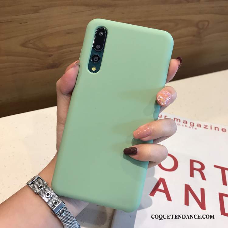 Huawei P20 Pro Coque Couleur Unie Ultra Fluide Doux Net Rouge De Téléphone