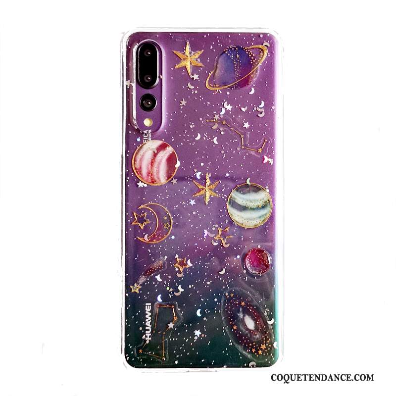 Huawei P20 Pro Coque Créatif De Téléphone Fluide Doux Ciel Étoilé Personnalisé