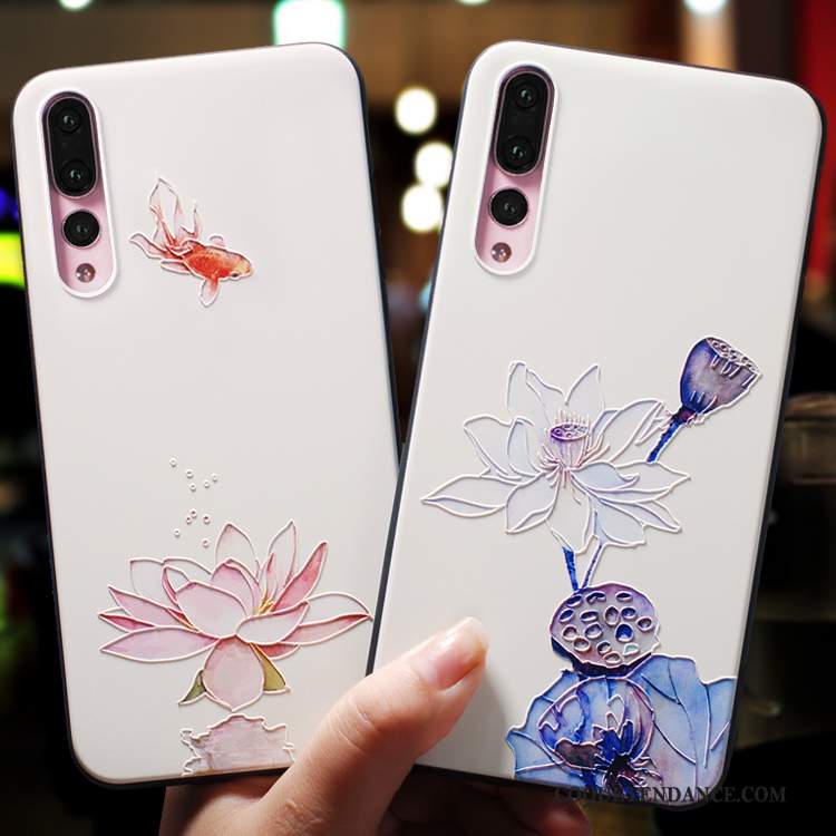 Huawei P20 Pro Coque Créatif Personnalité Style Chinois Fluide Doux Marque De Tendance