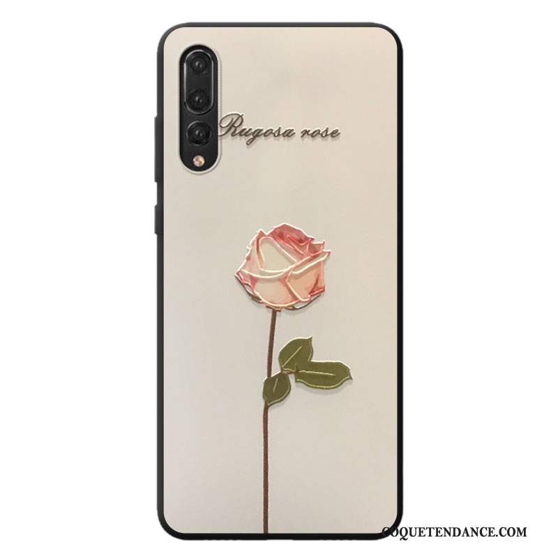 Huawei P20 Pro Coque De Téléphone Personnalité Blanc Silicone Frais