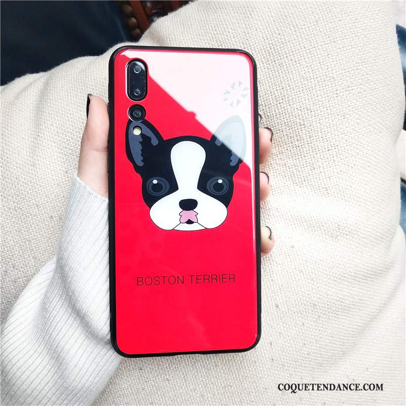 Huawei P20 Pro Coque Protection Nouveau Verre Rouge Amoureux