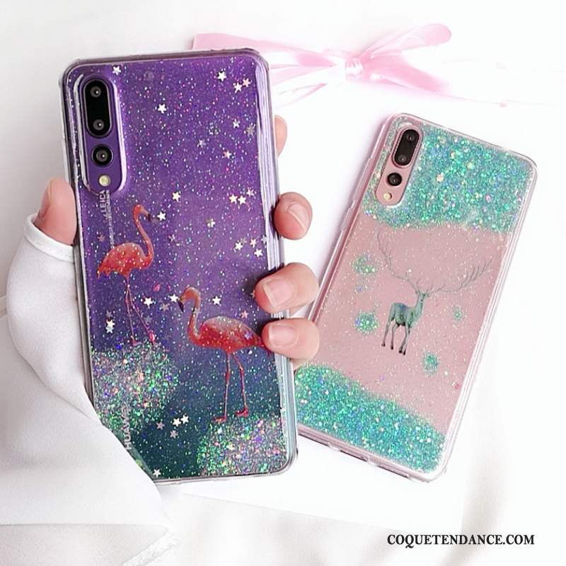 Huawei P20 Pro Coque Violet Silicone Protection De Téléphone Personnalité