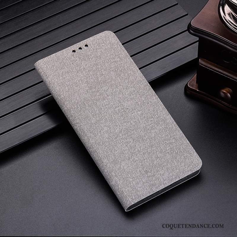 Huawei P30 Coque De Téléphone Gris Carte Étui Étui En Cuir