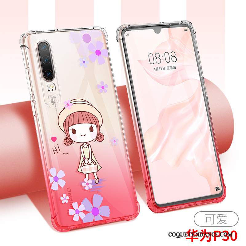 Huawei P30 Coque Protection Tout Compris De Téléphone Très Mince Incassable