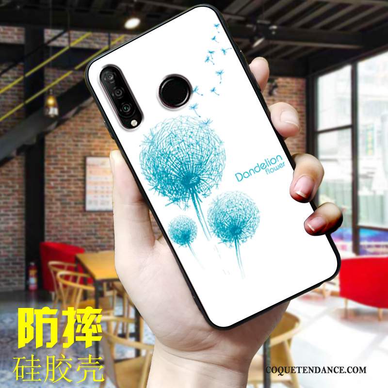 Huawei P30 Lite Coque Fluide Doux De Téléphone Silicone Incassable