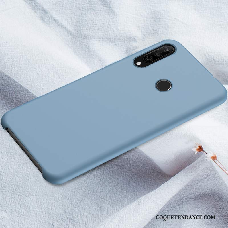 Huawei P30 Lite Coque Vent Fluide Doux Bleu Incassable Silicone