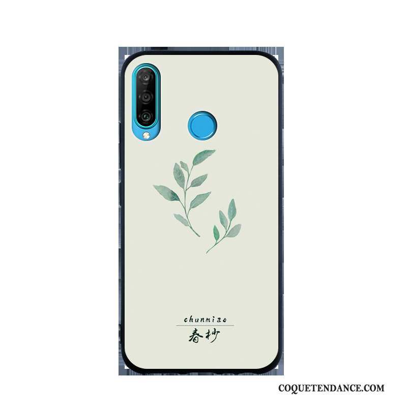 Huawei P30 Lite Coque Étui De Téléphone Fluide Doux Délavé En Daim Mode