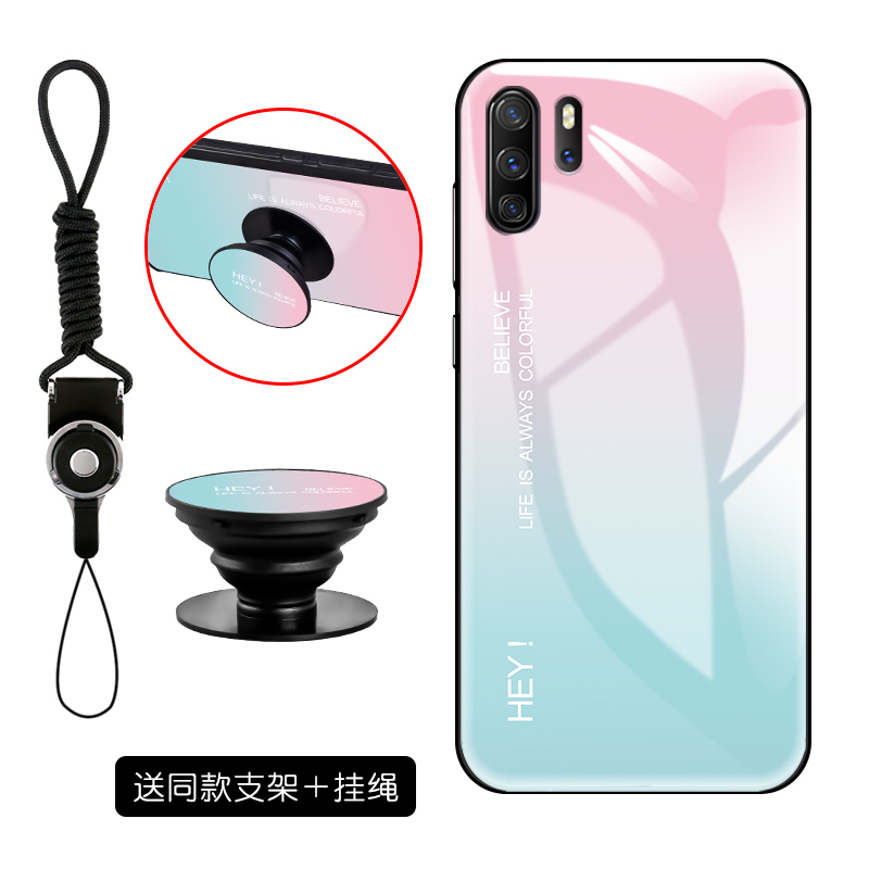 Huawei P30 Pro Coque Mode Dégradé Rose Protection Simple