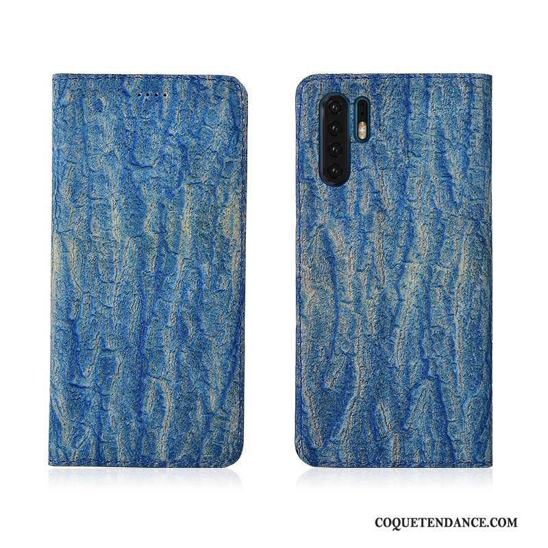 Huawei P30 Pro Coque Nouveau Tout Compris Arbres Silicone Bleu