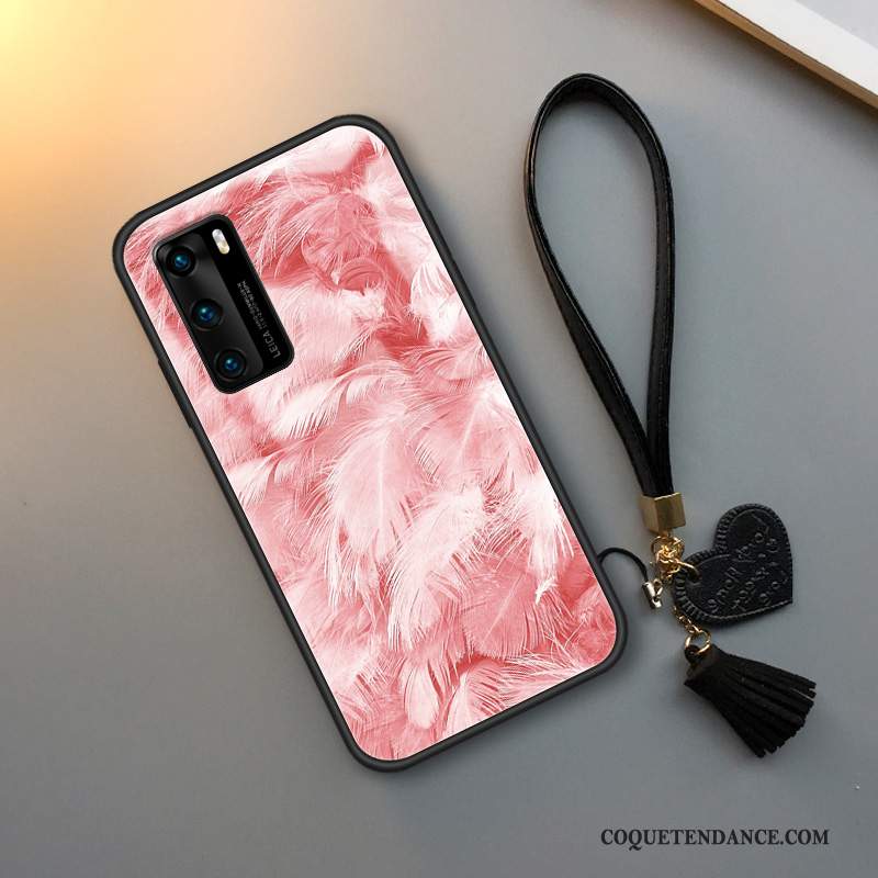 Huawei P40 Coque Tendance Simple De Téléphone Protection Fluide Doux