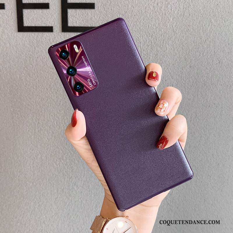 Huawei P40 Coque Tout Compris Modèle Fleurie Incassable Marque De Tendance