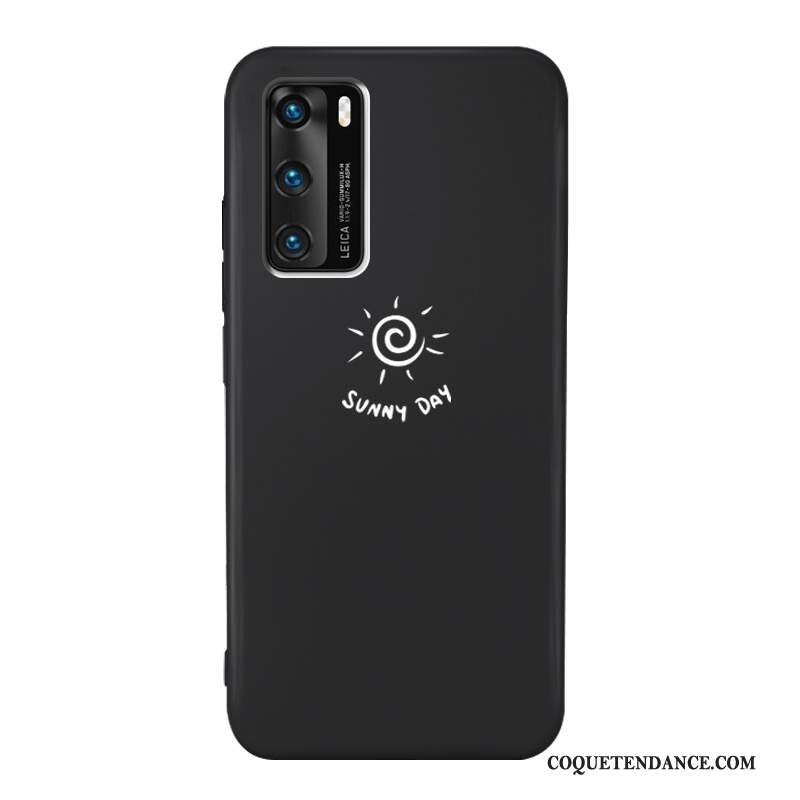 Huawei P40 Coque Étui De Téléphone Personnalité Tout Compris Net Rouge