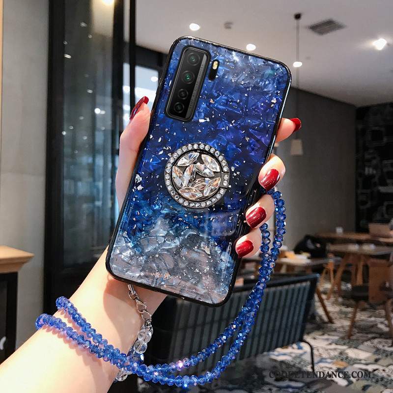 Huawei P40 Lite 5g Coque Nouveau Personnalité Créatif Mode Bleu