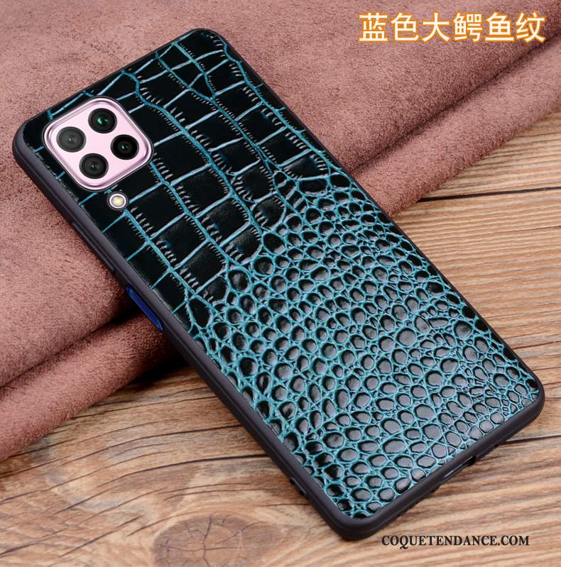 Huawei P40 Lite Coque Coque De Téléphone Jeunesse Étui Cuir Véritable