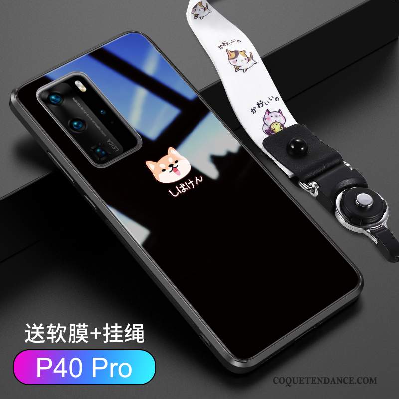 Huawei P40 Pro Coque De Téléphone Tout Compris Verre Étui Amoureux