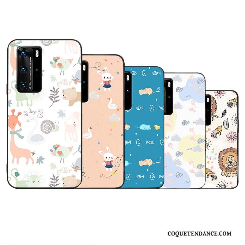 Huawei P40 Pro Coque Fluide Doux Coque De Téléphone Tout Compris Créatif