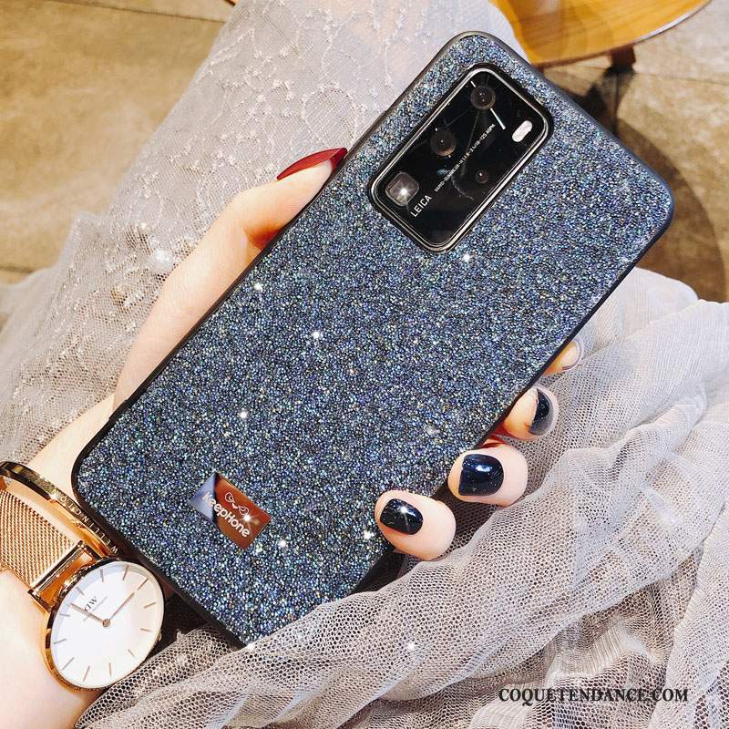 Huawei P40 Pro Coque Incassable Luxe Bleu Nouveau