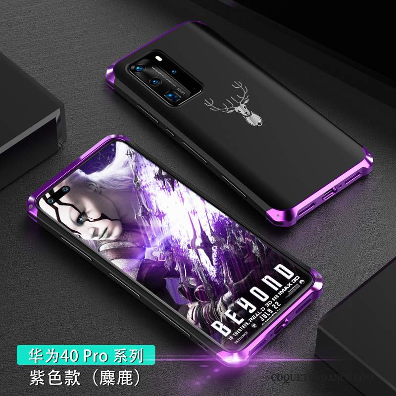 Huawei P40 Pro Coque Incassable Protection De Téléphone Personnalité Violet