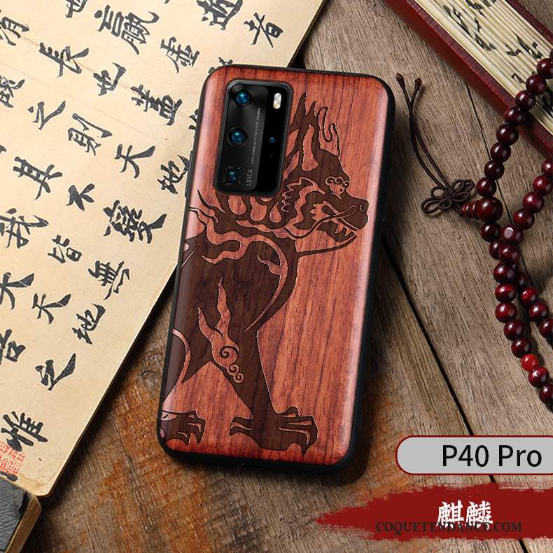 Huawei P40 Pro Coque Style Chinois Personnalité Protection Personnalisé Créatif