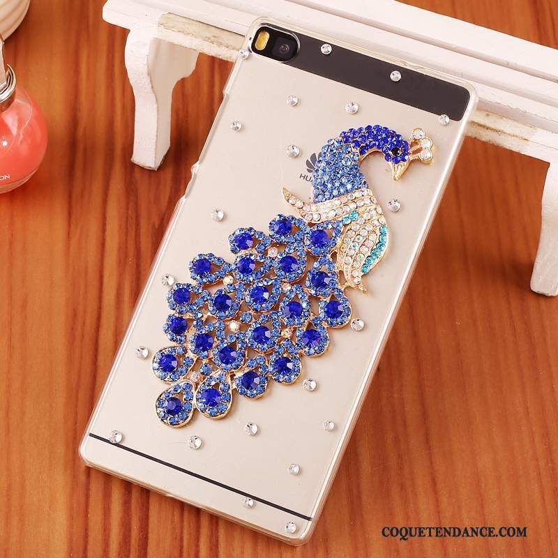 Huawei P8 Coque Violet Protection Strass Difficile