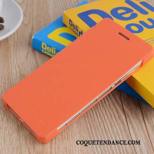 Huawei P8 Lite Coque Protection Incassable Orange Étui