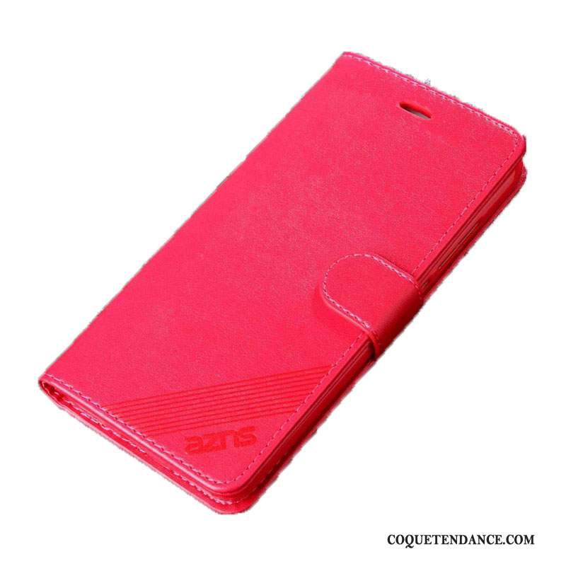 Huawei P9 Coque Fluide Doux Incassable Étui Rouge