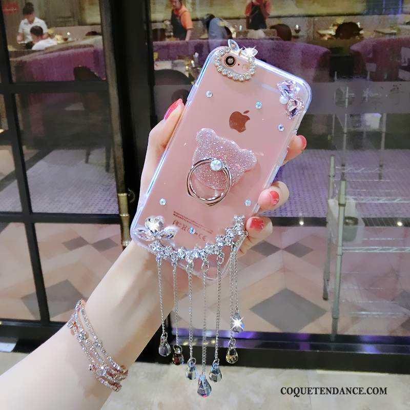 Huawei P9 Coque Pendentif Transparent Support Argent De Téléphone