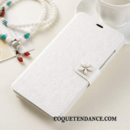 Huawei P9 Lite Coque Housse Étui En Cuir Jeunesse Protection Blanc