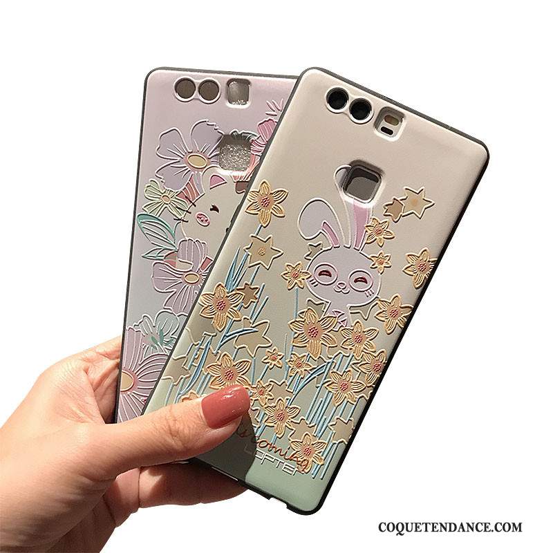 Huawei P9 Plus Coque Fluide Doux Multicolore Tout Compris Délavé En Daim