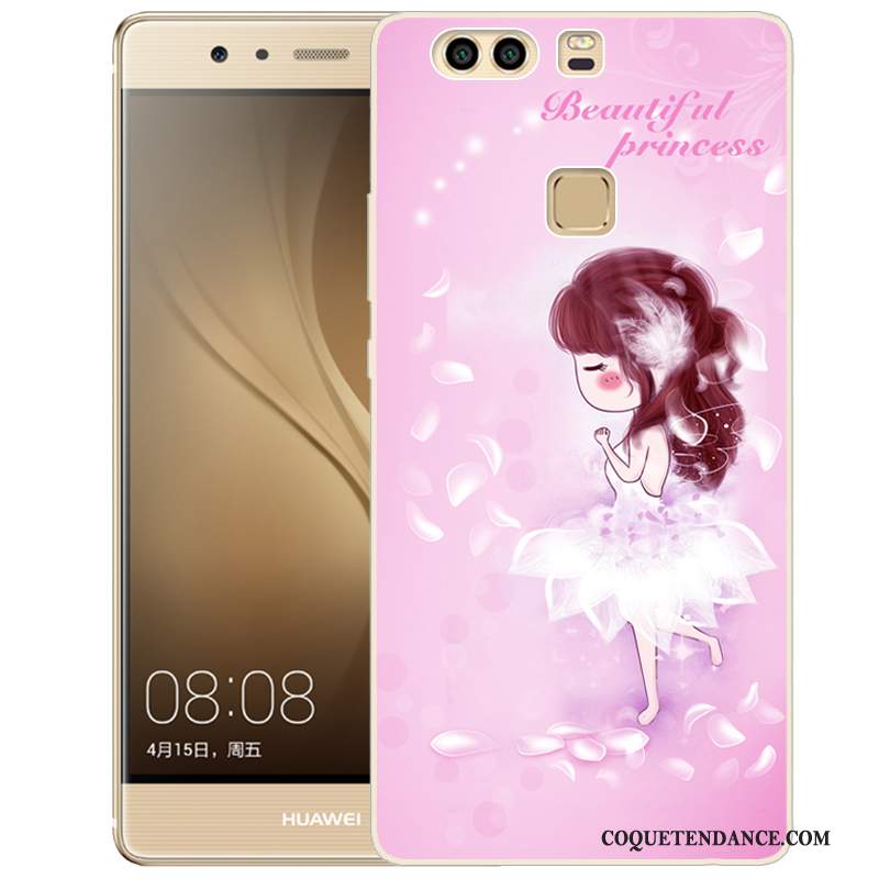 Huawei P9 Plus Coque Protection Fluide Doux Peinture Étui Dessin Animé