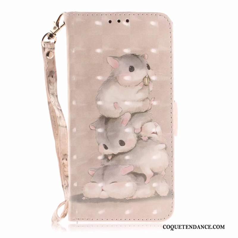 Huawei Y5 2018 Coque Portefeuille De Téléphone Housse Rose Étui