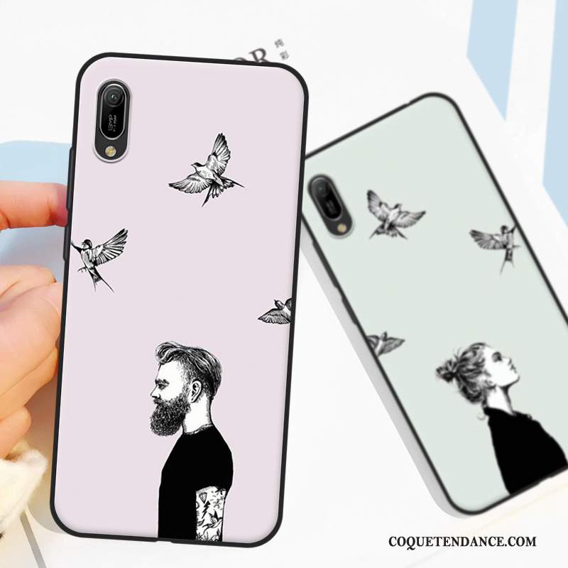 Huawei Y6 2019 Coque Créatif Simple Amoureux Mode Protection