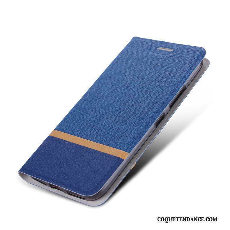 Huawei Y6 Pro 2017 Coque Étui En Cuir De Téléphone Bleu Marin Protection