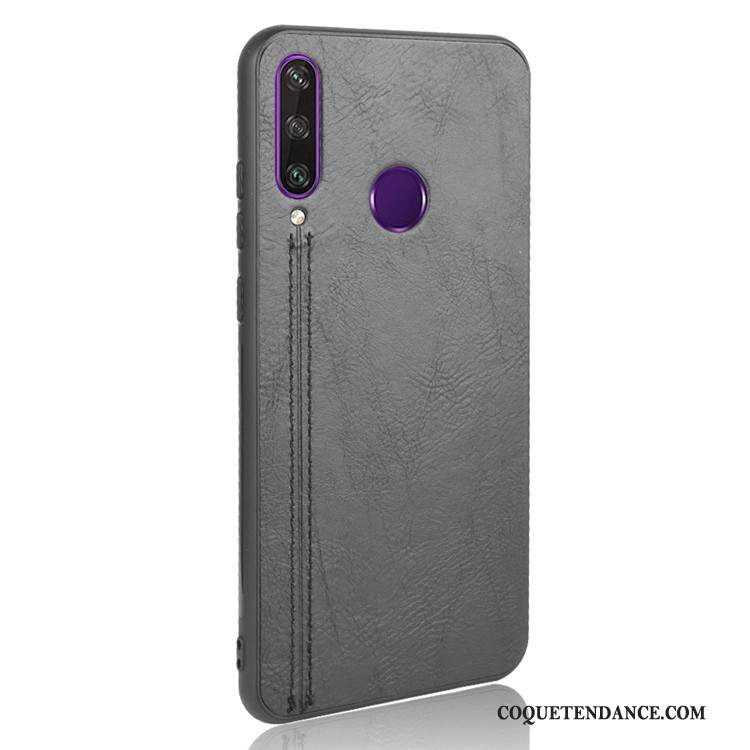 Huawei Y6p Coque Protection Étui Cuir Tendance