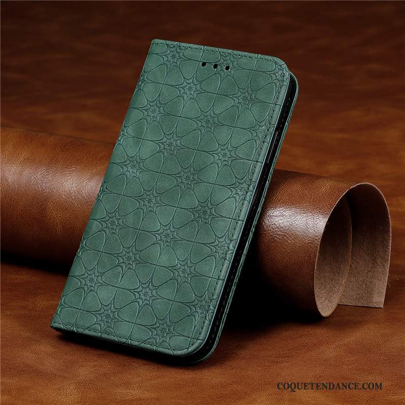 Huawei Y6s Coque De Téléphone Housse Fleur Protection Vert