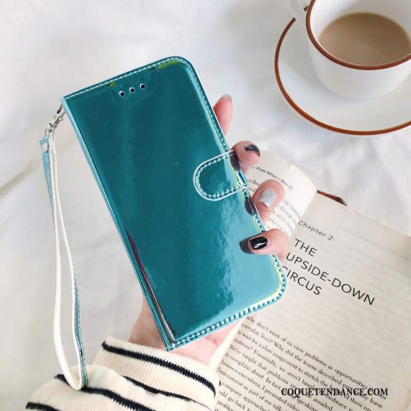 Huawei Y6s Coque Plier Miroir Tendance Vert Nouveau